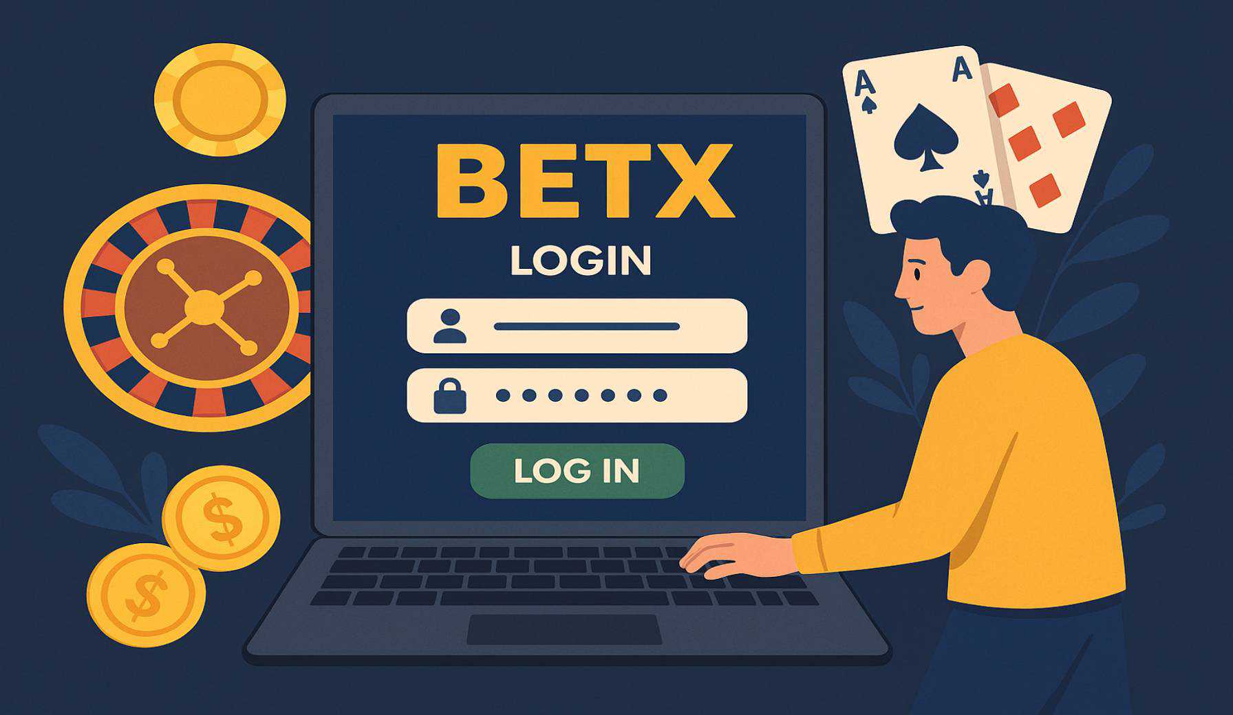 Criar uma nova Conta no plataforma BETX